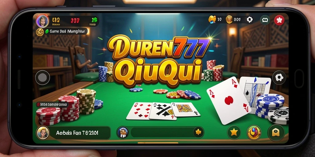 Tampilan gameplay QiuQiu yang menarik di DUREN777.