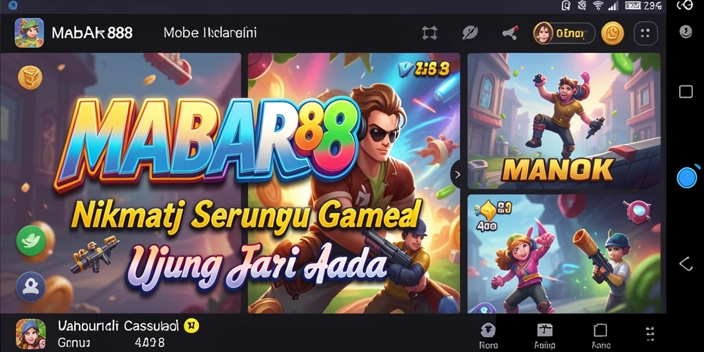 Screenshot MABAR88 menampilkan aksi seru dengan gameplay yang mudah dipahami.