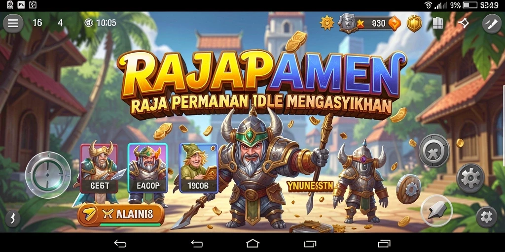 Tampilan gameplay RAJAPAMEN yang seru dan menarik.