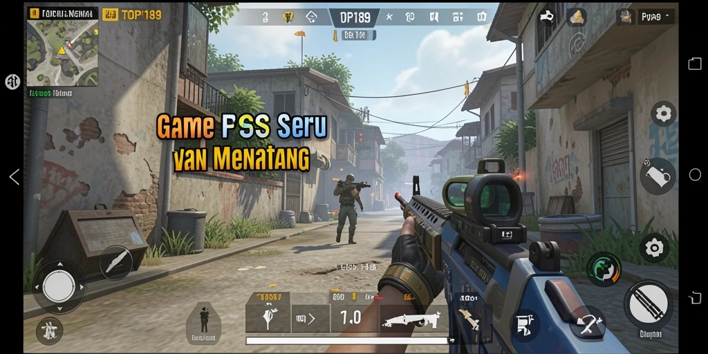 Screenshot gameplay TOPI189 yang menunjukkan aksi tembak-menembak seru.