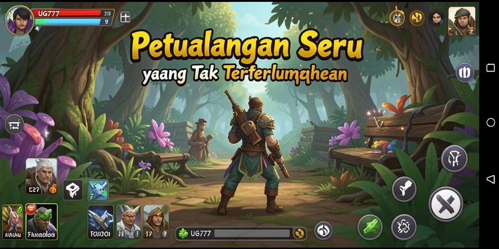 Screenshot gameplay UG777 menampilkan aksi seru dalam petualangan yang mendebarkan.